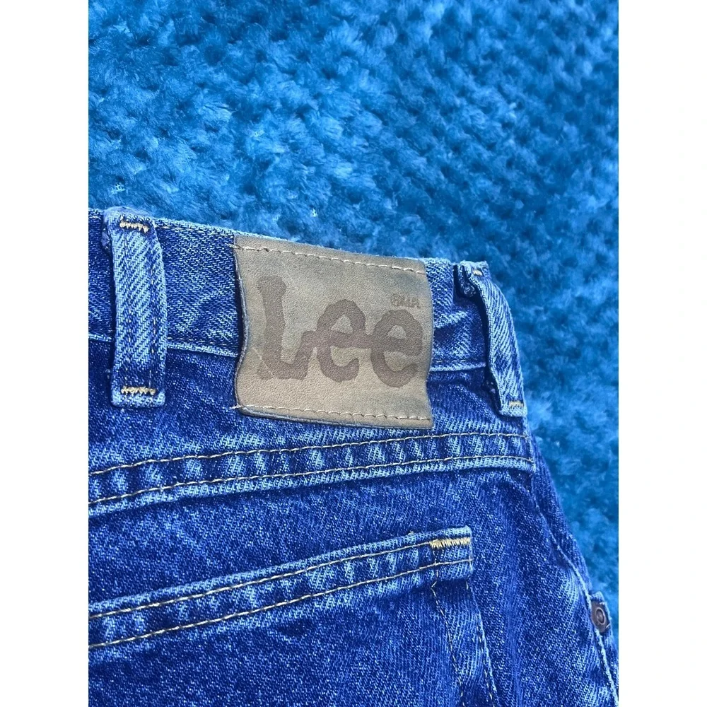 Lee's Jeans Wash Blue Denim Medium Mens Regular Fit‎ Straight Leg